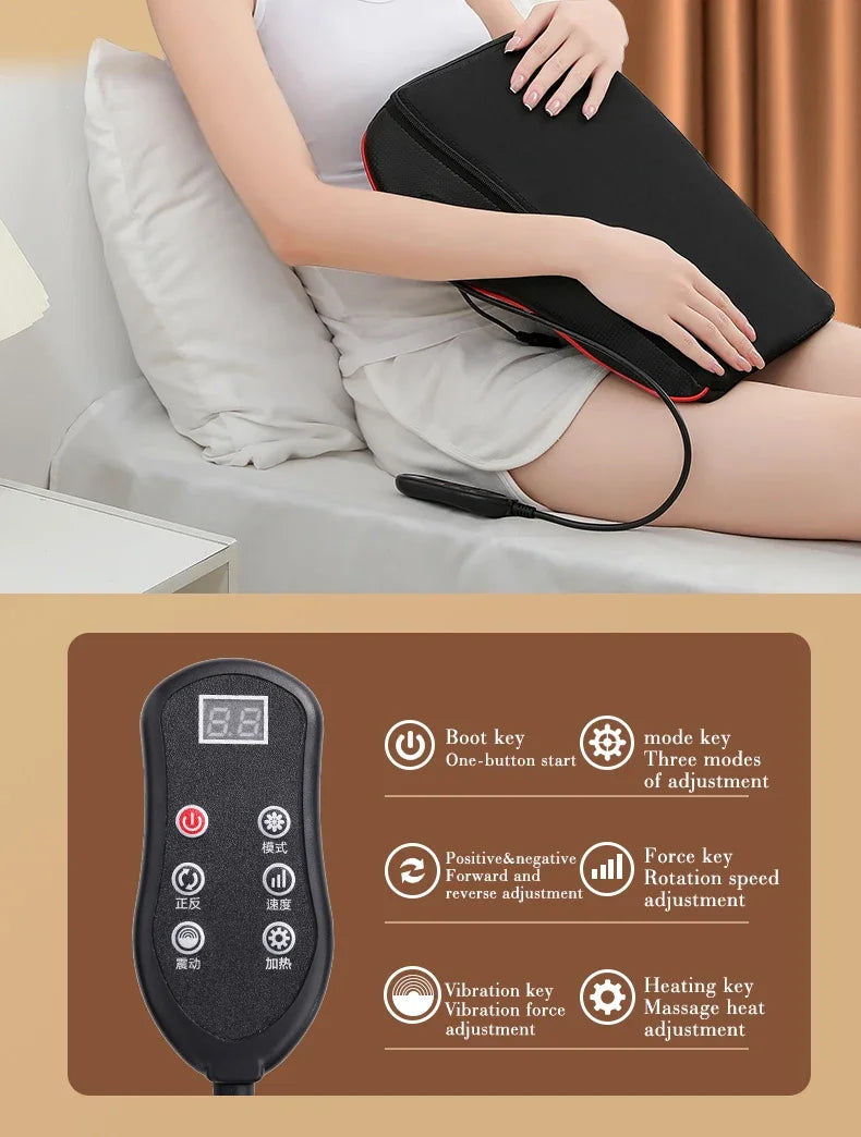 Shiatsu Neck and Back Massager with Heat and Airbag Therapy Relaxation Treatment Tidesmit