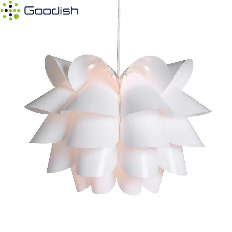 Lotus Ring Light LED Pendant Lamp for Minimalist Dining Rooms Tidesmit