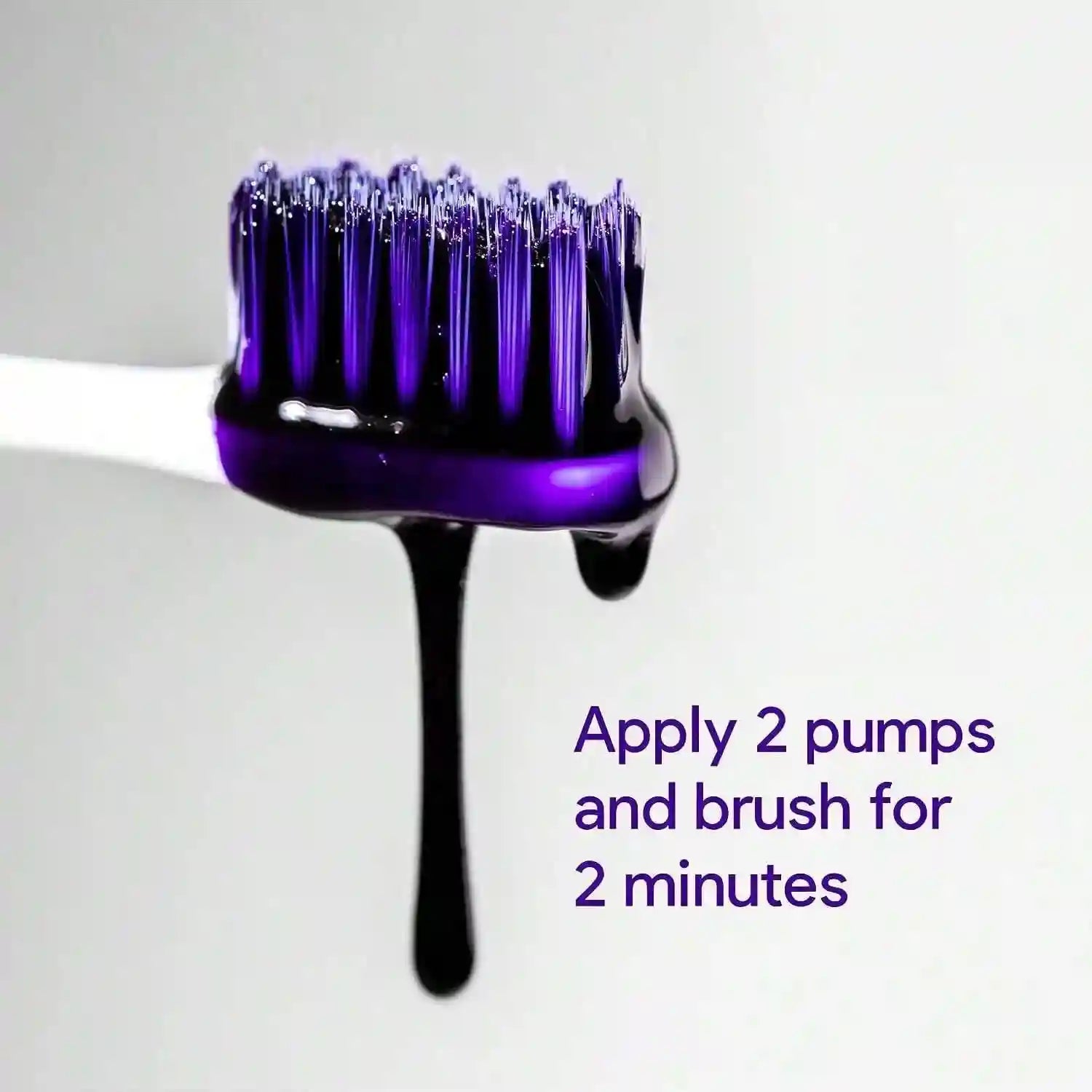 Tidesmit purple teeth whitening serum for stain removal and breath freshening