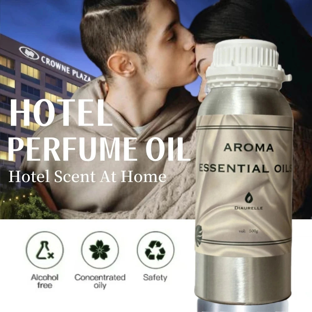 500ML Flower Aventus Essential Oil Home Air Freshener Pure Plant Essential Oil Hotel Room Fragrance Diffuser Oils Air Purifier