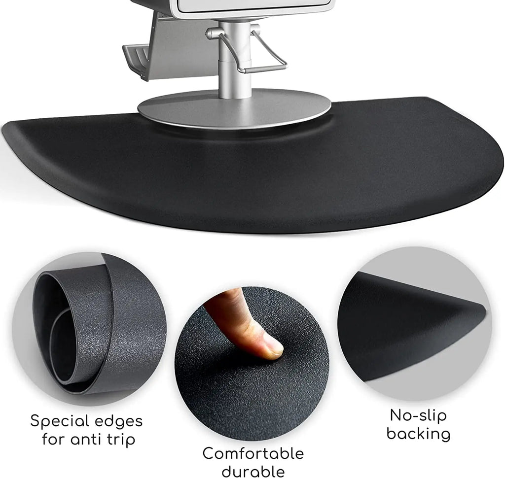 Barber Chair Floor Mat - Anti-Slip Rubber Protector | Tidesmit Massage Chairs Tidesmit