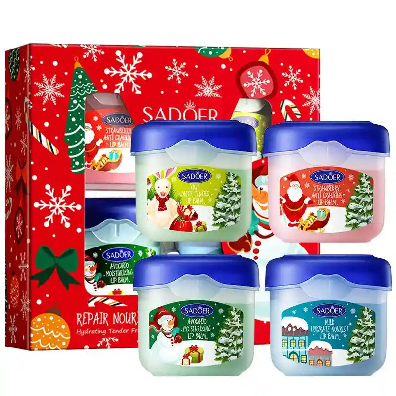 Moisturizing Lip Balm Set - Hydrating Lip Care Treatment 3-4pcs Lip Care Tidesmit