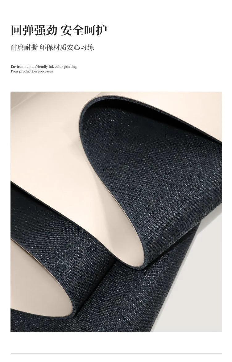 Natural Rubber PU Non-Slip Sweat-Absorbing Yoga Mat, Simple, Sports, Fitness, Shop, Home