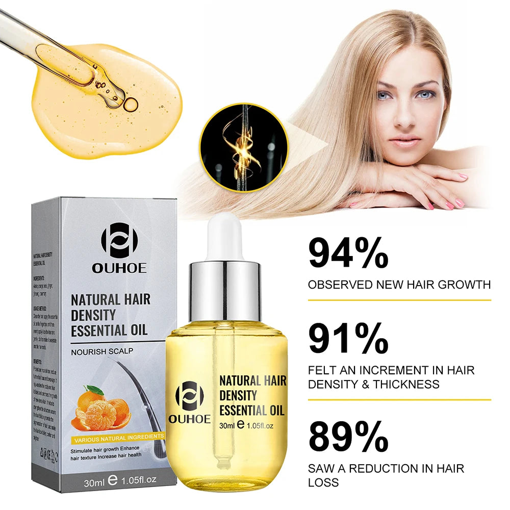 Tidesmit Ginger Hair Growth Oil for thicker, fuller hair and natural hair loss treatment for men and women.