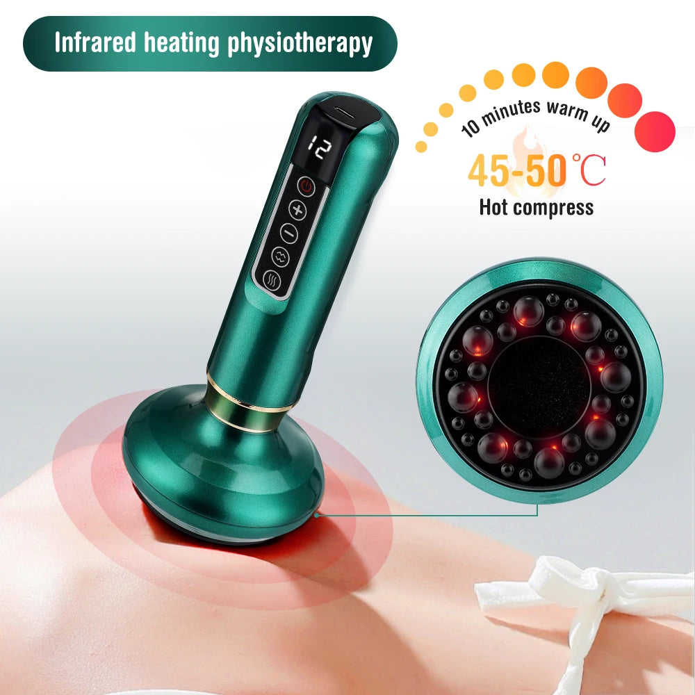 Electric Cupping Massager for Cellulite Removal and Body Sculpting Relaxation Treatment Tidesmit