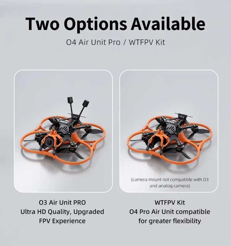 FPV Cinewhoop Drone 3 Inch 4S O4 Air Unit System with ELRS 2.4G Receiver Tidesmit
