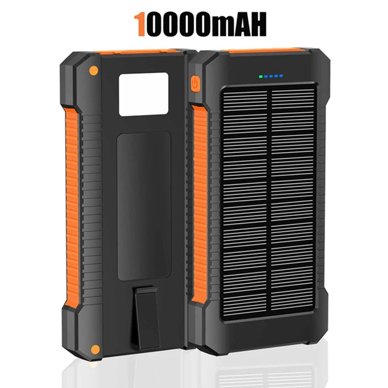 50000mAh Portable Charger - Waterproof High Capacity Power Bank Orange 10000mAh Tidesmit