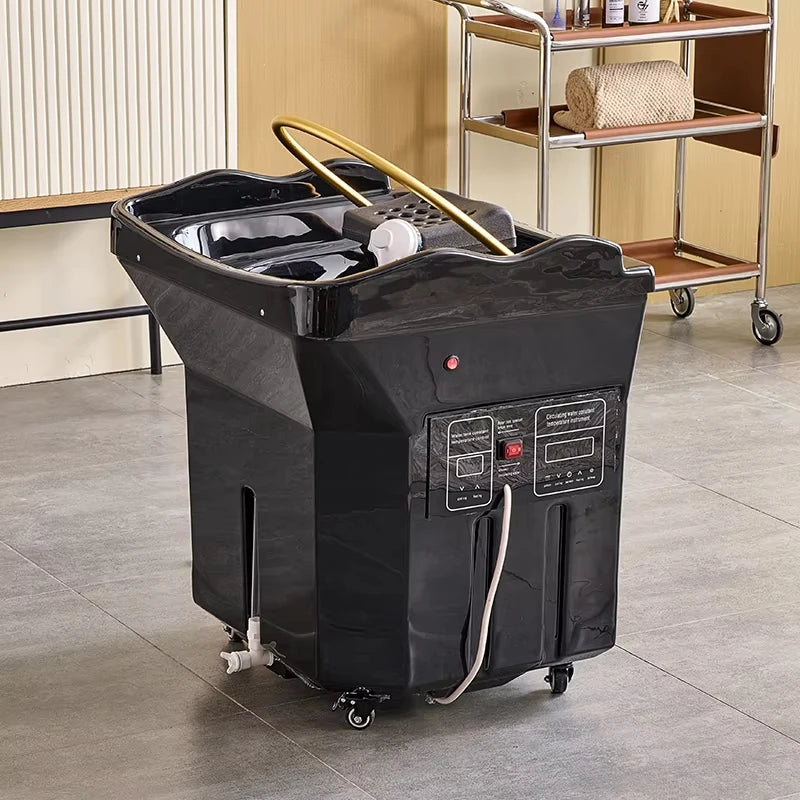 Portable Salon Hair Wash Basin Chair - Mobile Spa Sink Unit Massage Chairs Tidesmit