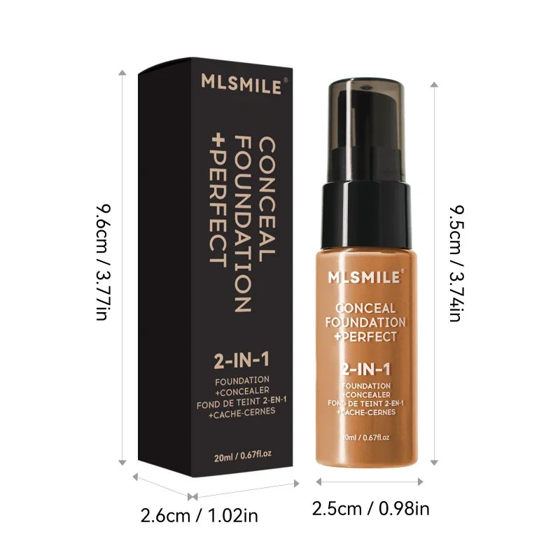 Tidesmit matte liquid foundation texture close-up for long-lasting oil control and natural face makeup coverage