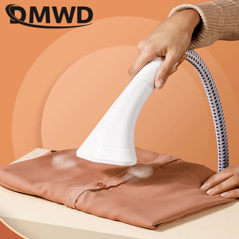 Tidesmit 2L garment steamer featuring an adjustable rod for efficient vertical ironing of ten fabric types