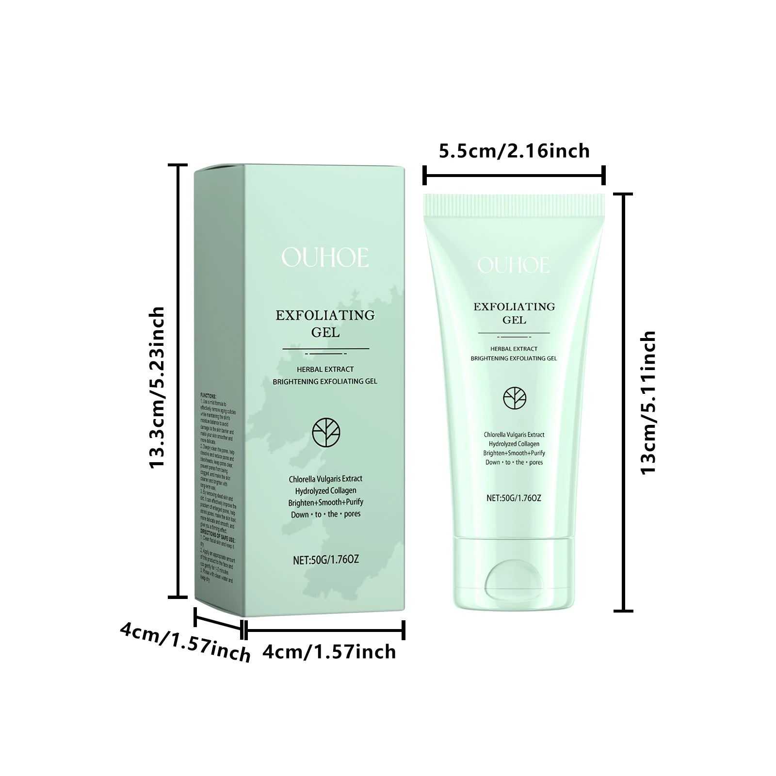 Exfoliating Peeling Gel for Dark Spots - Deep Pore Cleansing 50g Scrubs Treatments Tidesmit