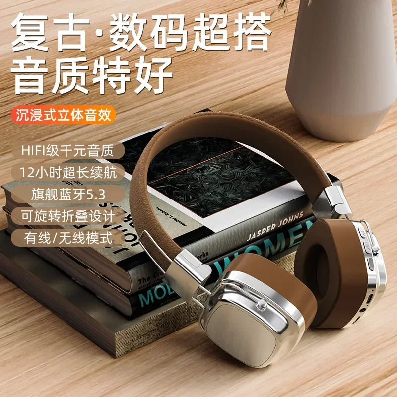 Wireless Headphones with Retro HIFI Sound - Tidesmit C Model C Tidesmit