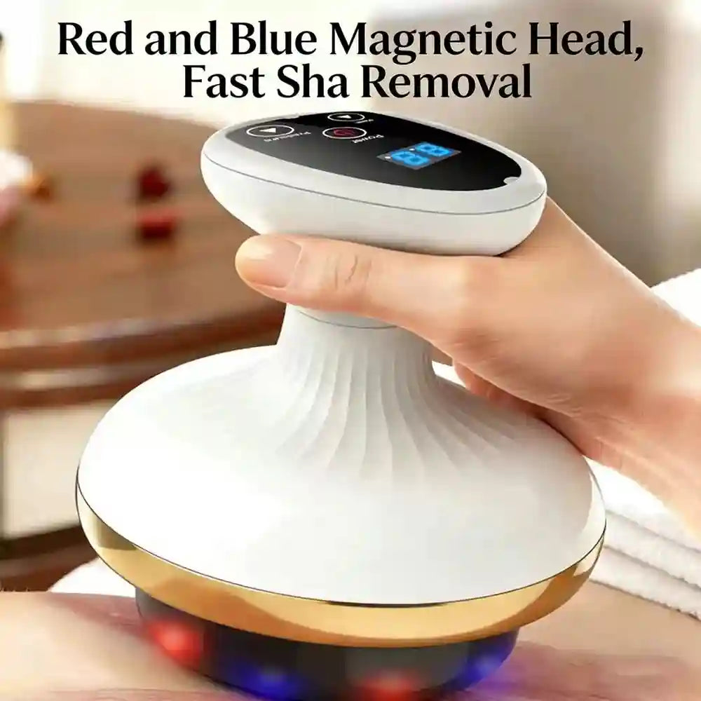 Electric Cupping Massager with Heat Therapy - Tidesmit Wellness Tool Massage Roller Tidesmit