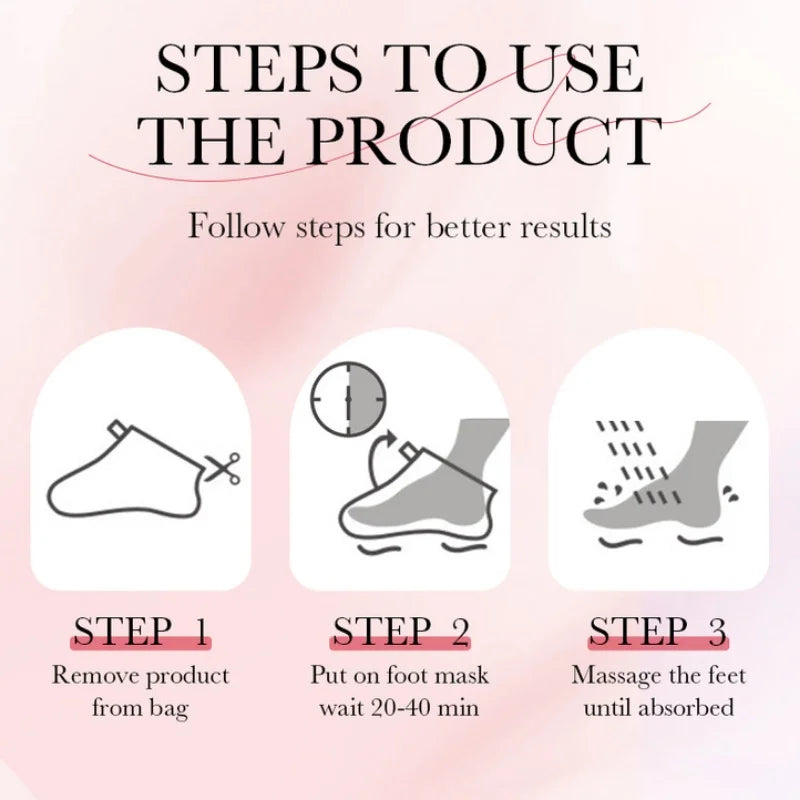 Fruit Foot Peel Mask 6 Pack - Spa-Quality Exfoliating Treatment Scrubs Treatments Tidesmit