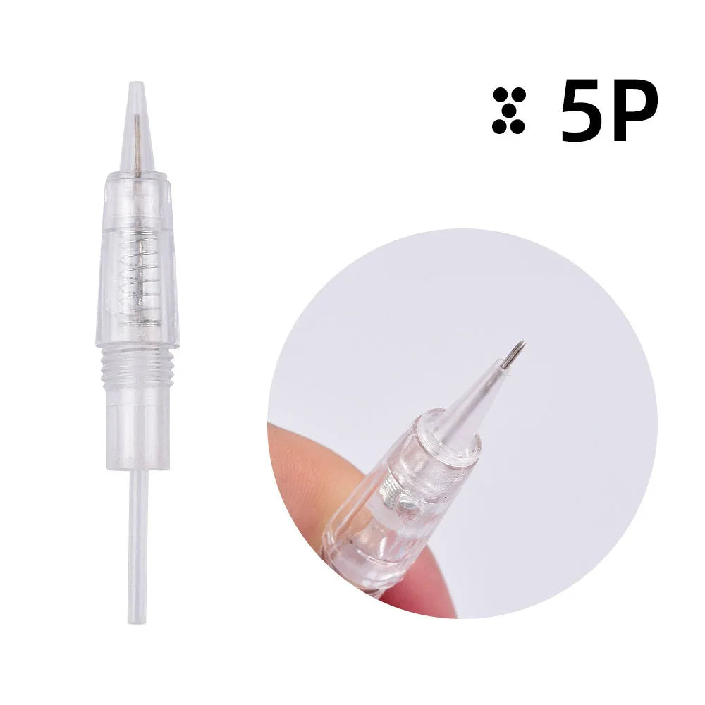 PMU Machine for Eyebrows | Professional Digital Microblading Pen Permanent Makeup Machines 5P-30pcs Neeldes Tidesmit