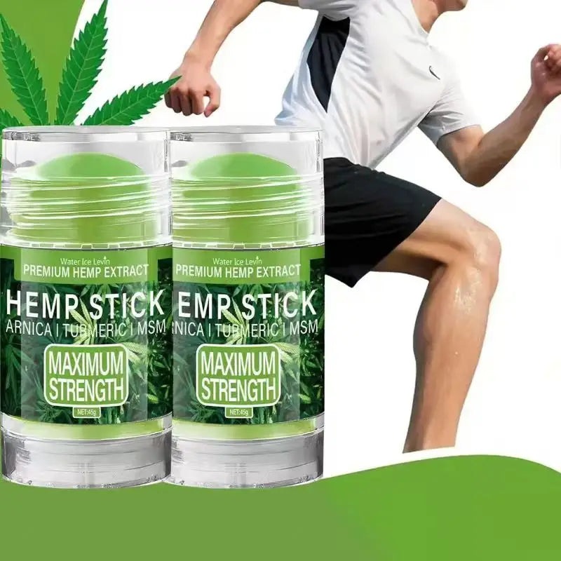 Premium Hemp Stick with Arnica & Turmeric - Maximum Strength Moisturizing Stick for Skin & Joint Care