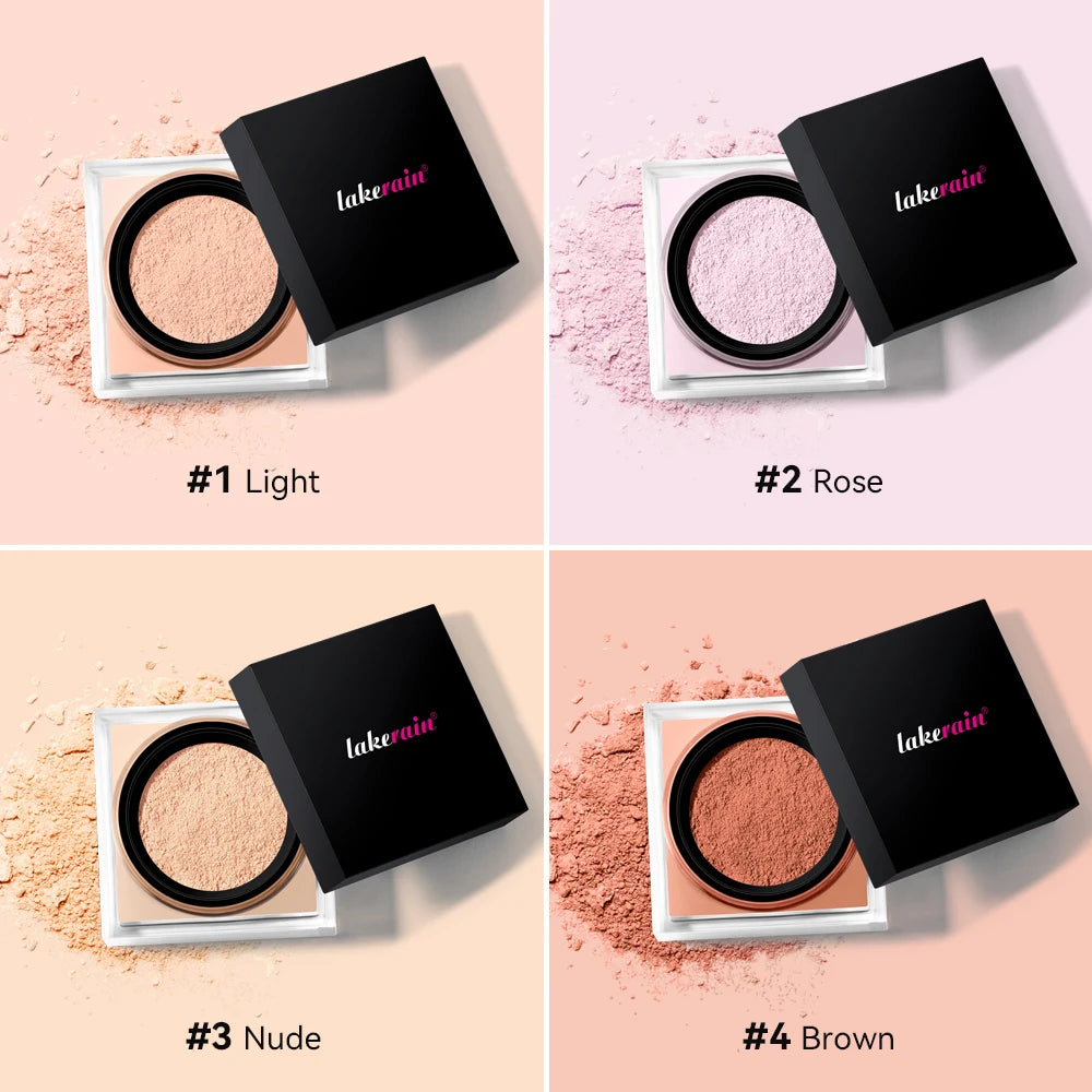 Tidesmit long lasting matte loose baking powder for oil control and brightening face makeup