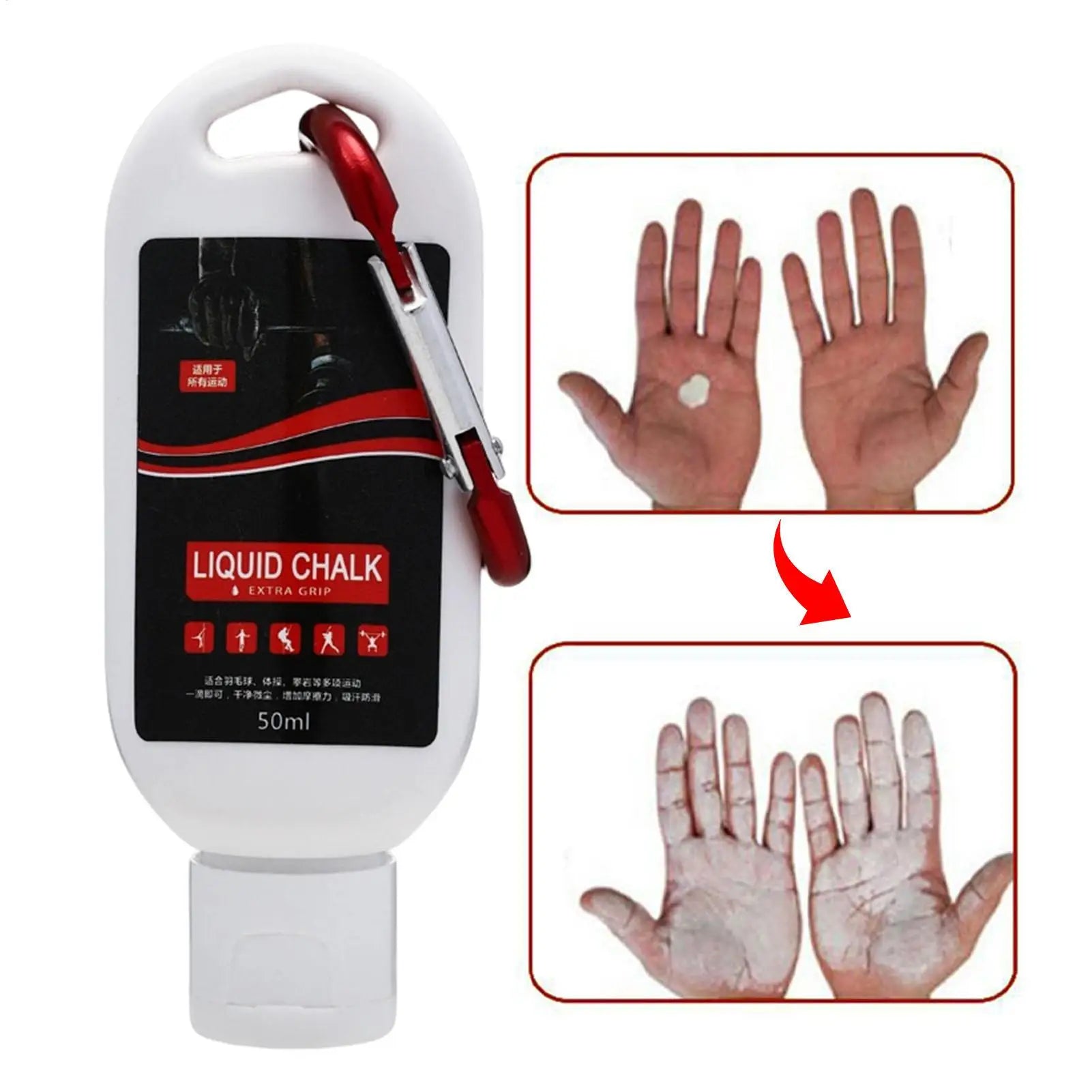 30ml/50ml/100ml Liquid Magnesium Powder YT-S Bottled Fitness Exercise Pull-up Liquid Magnesium Powder Climbing Anti-slip Powder