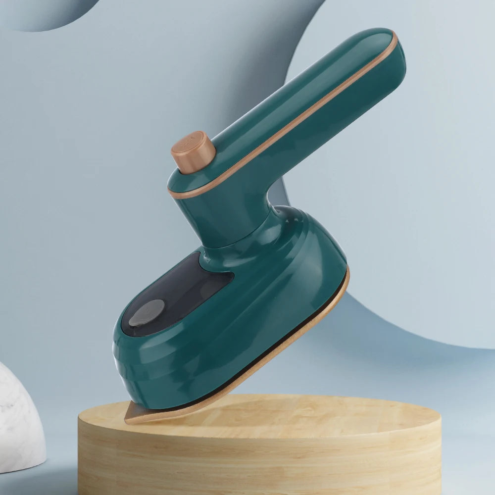 Tidesmit portable mini garment steamer showing compact design for easy storage and travel clothes ironing