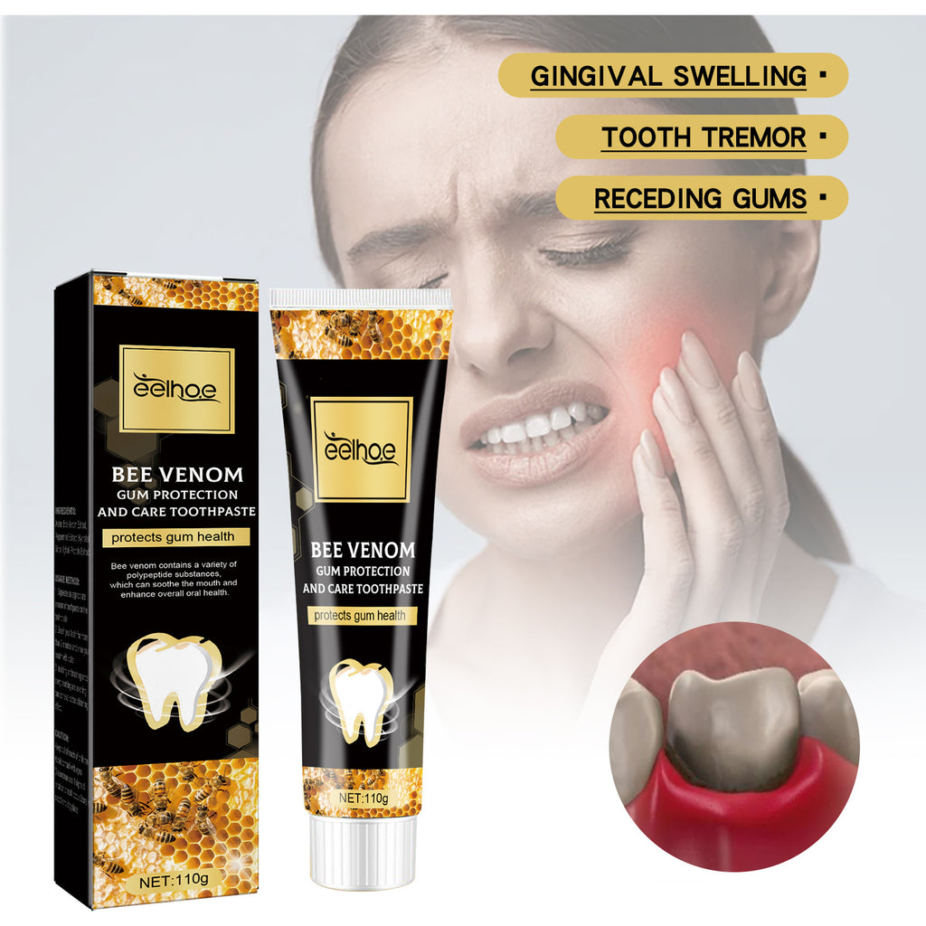 Tidesmit gum repair and teeth whitening toothpaste for plaque removal, stain fading, and fresh breath.