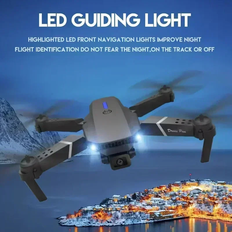 4K Camera Drone: Foldable Dual Lens WiFi RC Quadcopter for Beginners Tidesmit