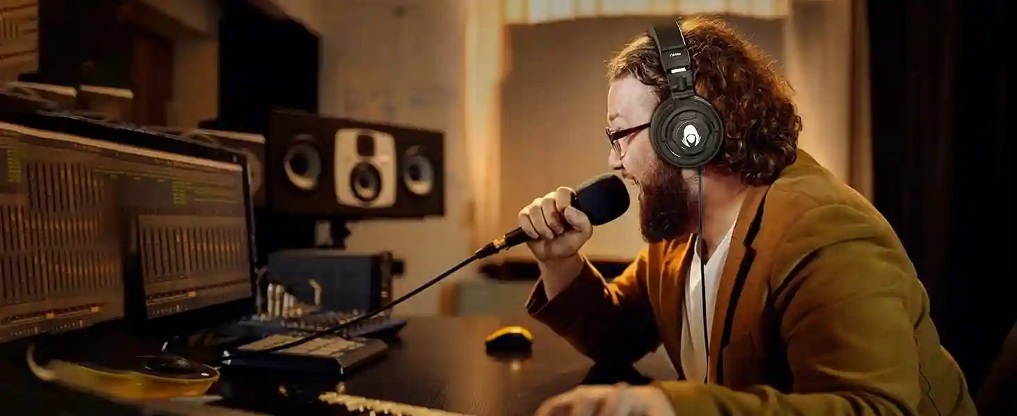 Wired Studio Monitor Headphones - Tidesmit Ti660x Professional Audio Tidesmit