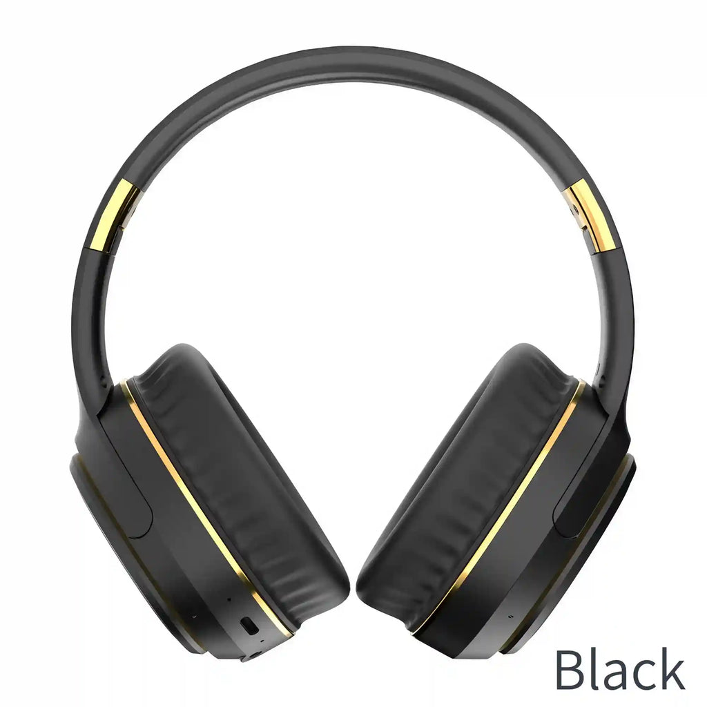 Wireless Foldable Over-Ear Headphones with Active Noise Cancellation Tidesmit