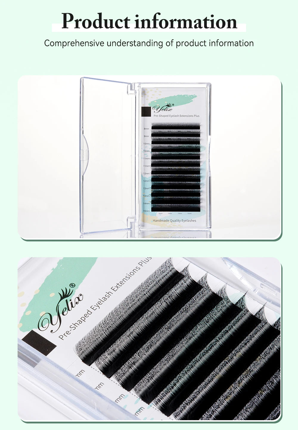 W Shape Premade Volume Fans - Wispy False Eyelashes by Tidesmit False Eyelashes Tidesmit