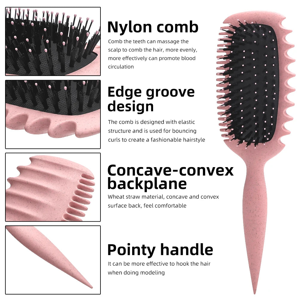 Detangling Air Cushion Hairbrush by Tidesmit – Ergonomic Scalp Massager Massage Chairs Tidesmit