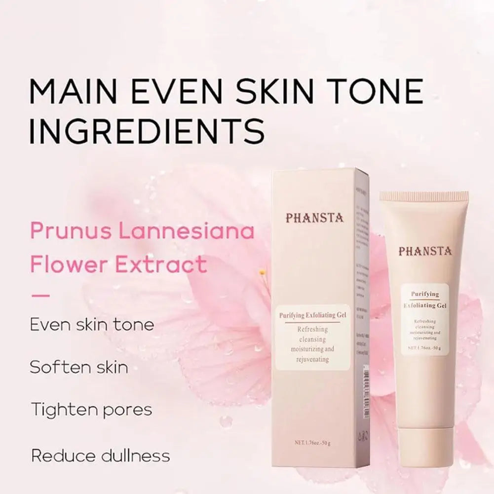Professional Exfoliating Gel for Face - Deep Cleaning Scrub (60g) Scrubs Treatments Tidesmit