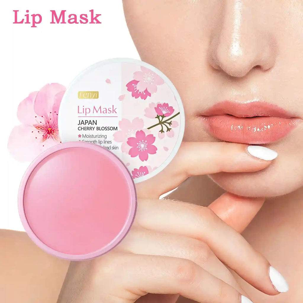 Sakura Lip Mask - Moisturizing Repair Treatment for Dry Lips 15g Lip Care Tidesmit