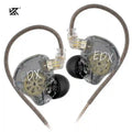 KZ EDX Lite In-Ear Monitor Headphones - Studio Sound Wired Earbuds EDXlite Grey NOMIC Tidesmit