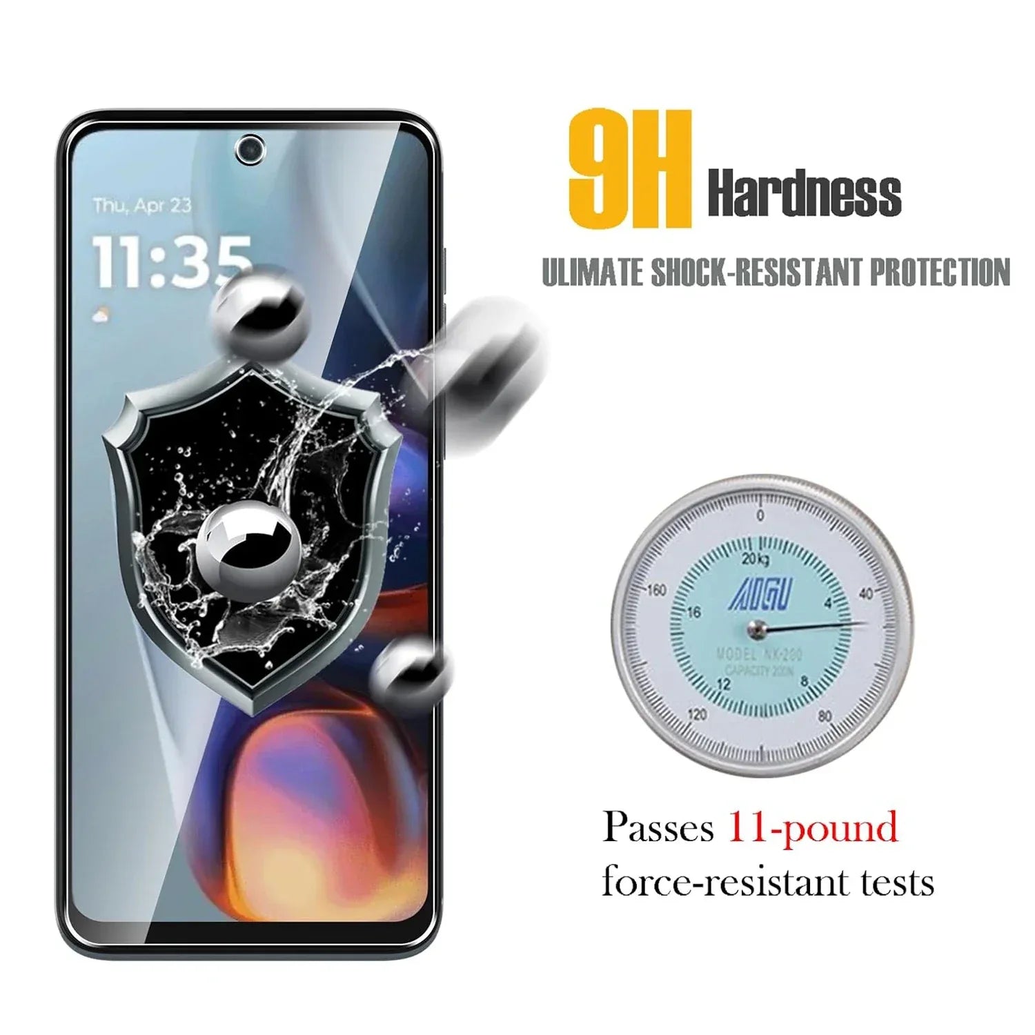 Motorola Moto G05 Screen Protector - 9H Tempered Glass 3 Pack Tidesmit