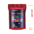 Tidesmit Multivitamin Patches: 30-pack for energy, immune support, and antioxidant-rich vitamins, minerals, and biotin.