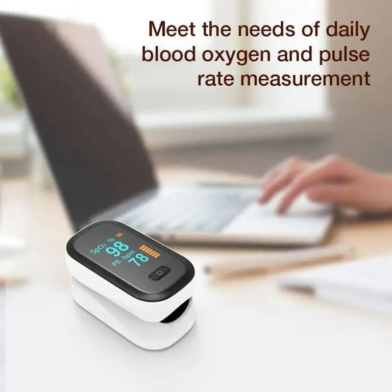 JianYouCare portable finger Pulse Oximeter Saturometer led Spo2 PR PI Oximetro De Dedo Blood Oxygen Heart Rate Saturation Meter