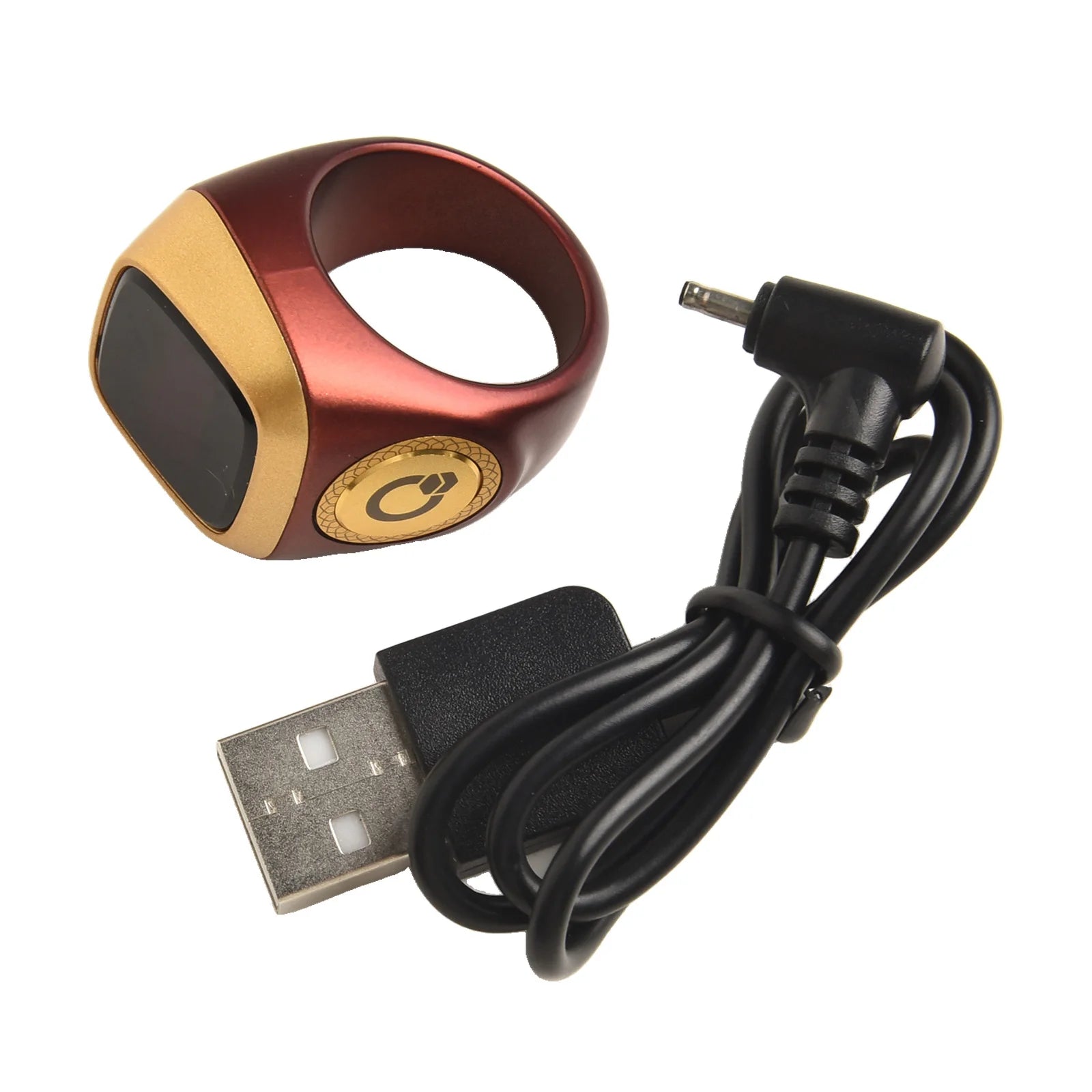 Smart Zikr Ring With Digital Counter, Vibration Alerts, and Health Tracking Tidesmit