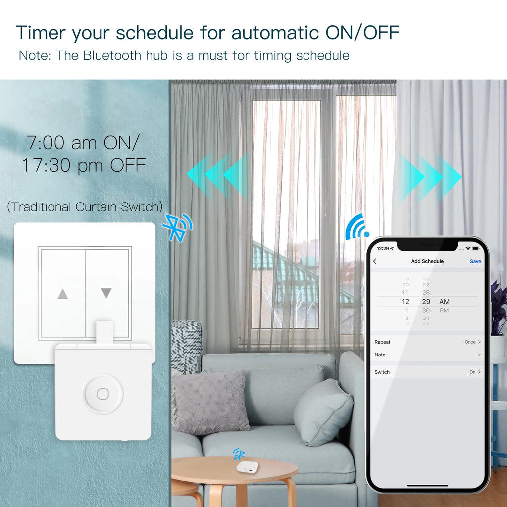 MOES Tuya Fingerbot Button Pusher New Bluetooth finger robot Smart Life App automatic switch Voice Control Alexa Google Home