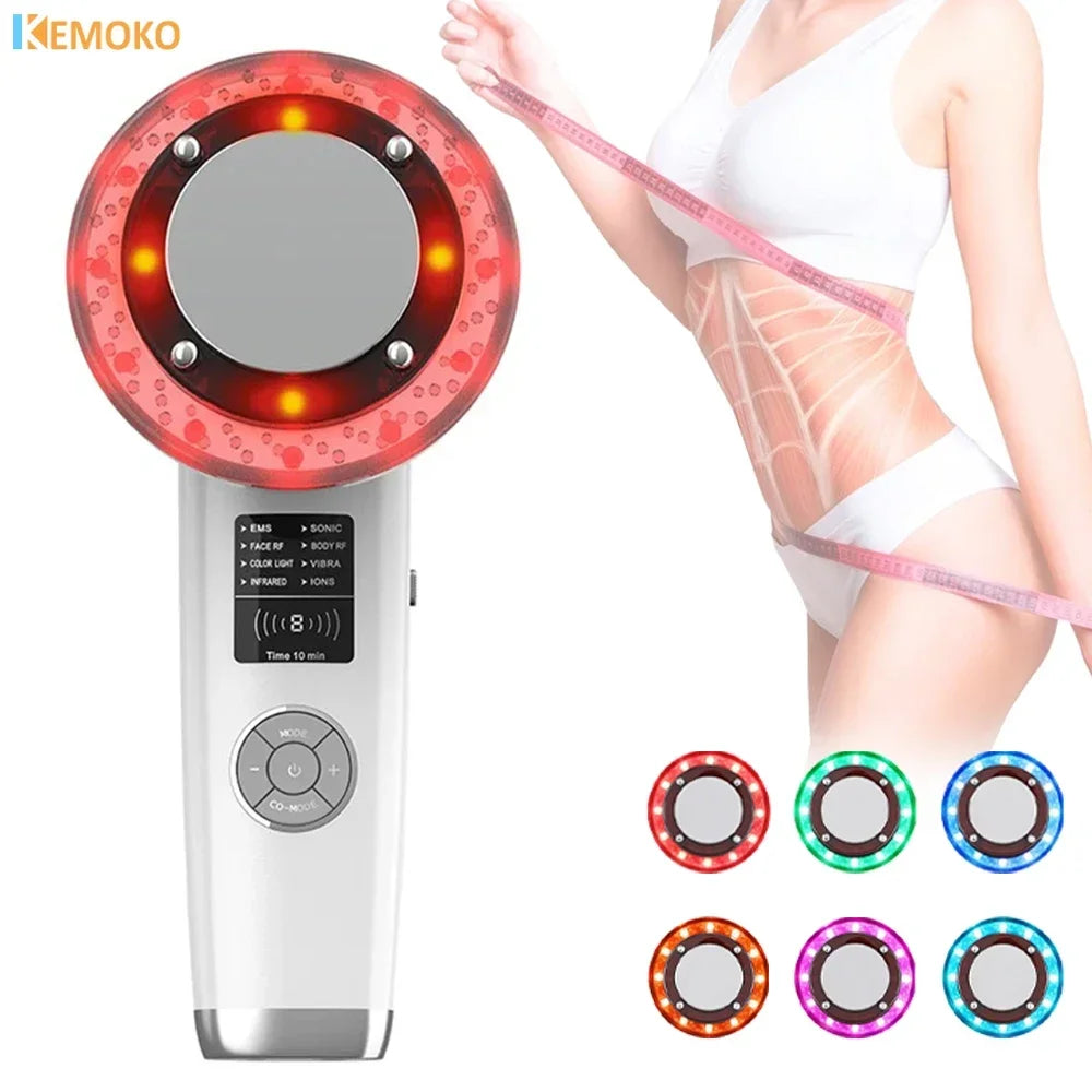 Ultrasonic Cavitation 8-in-1 EMS Body Shaper - EU Tech Wellness Relaxation Treatment Tidesmit