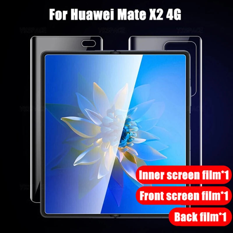 inner Front Back Clear HD Soft Hydrogel Protective Film For Huawei Mate Frosted Screen Protector AE Tidesmit