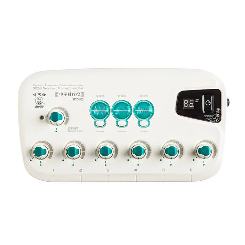 Electro Acupuncture Stimulator – 6 Channel Portable Wellness Tool Relaxation Treatment Tidesmit