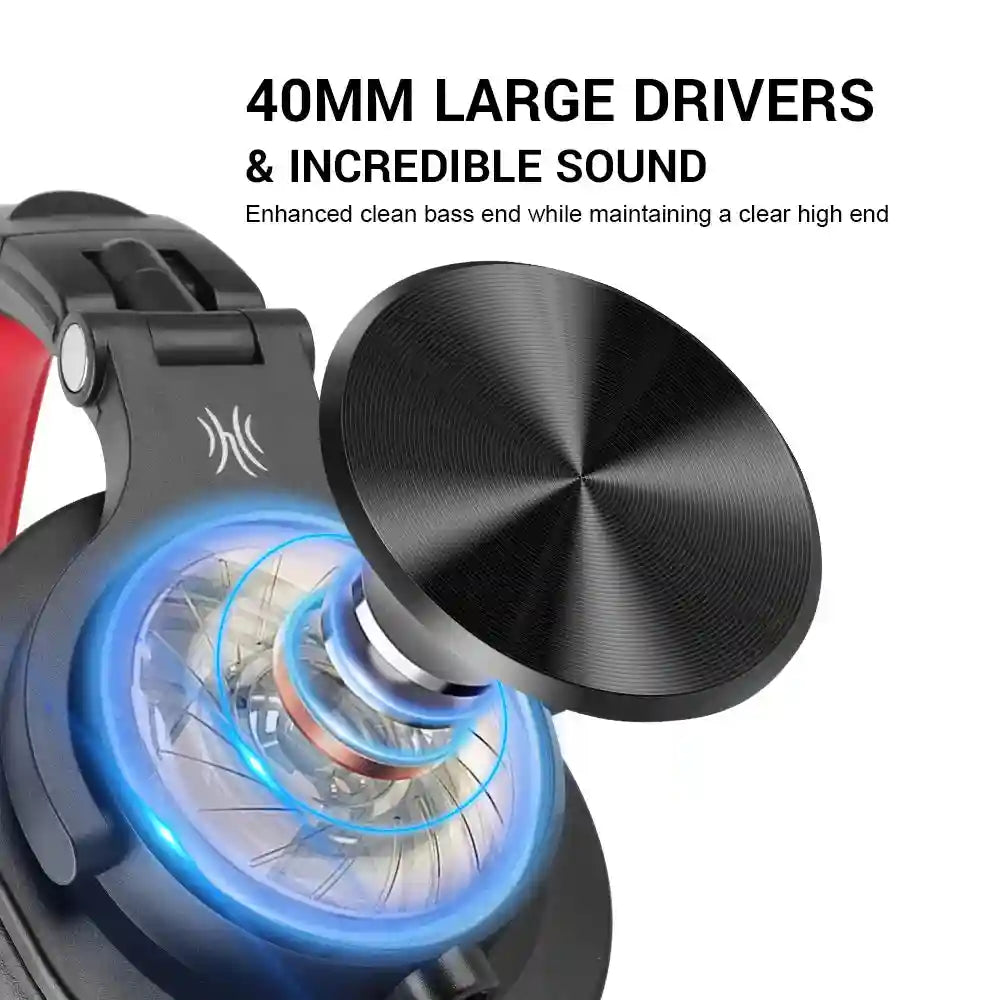 Tidesmit A71 Studio DJ Wired Headphones - Over-Ear Stereo Monitor Tidesmit