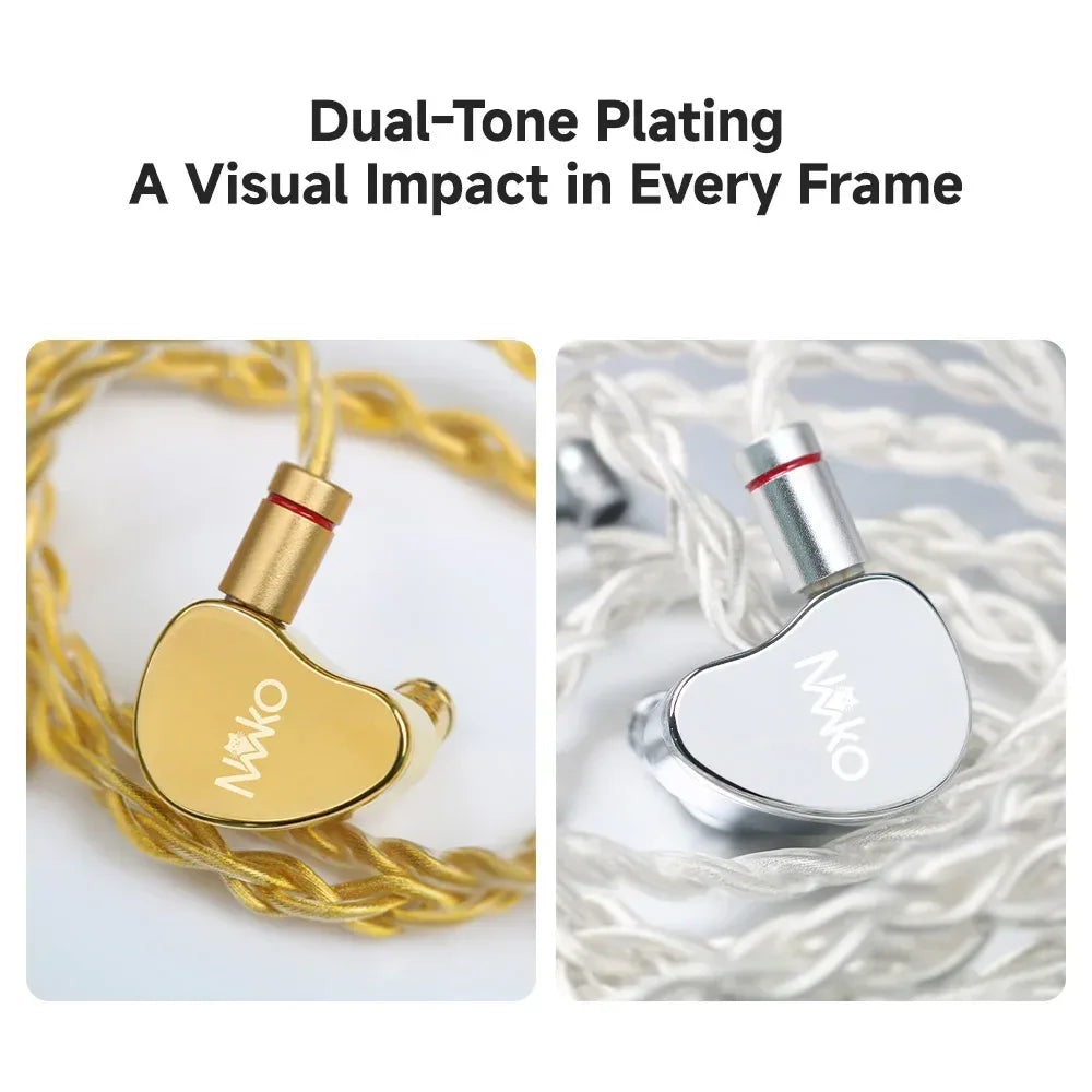Wired HiFi In-Ear Monitors | Laser Engraved Metal Shell | Tidesmit Tidesmit
