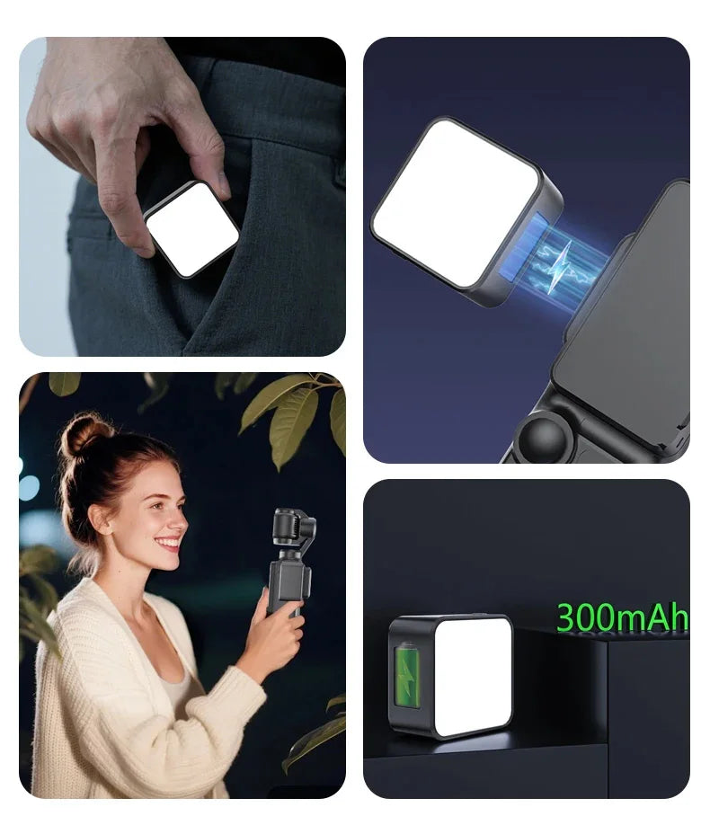 Pocket 3 Magnetic LED Fill Light for Content Creation Tidesmit