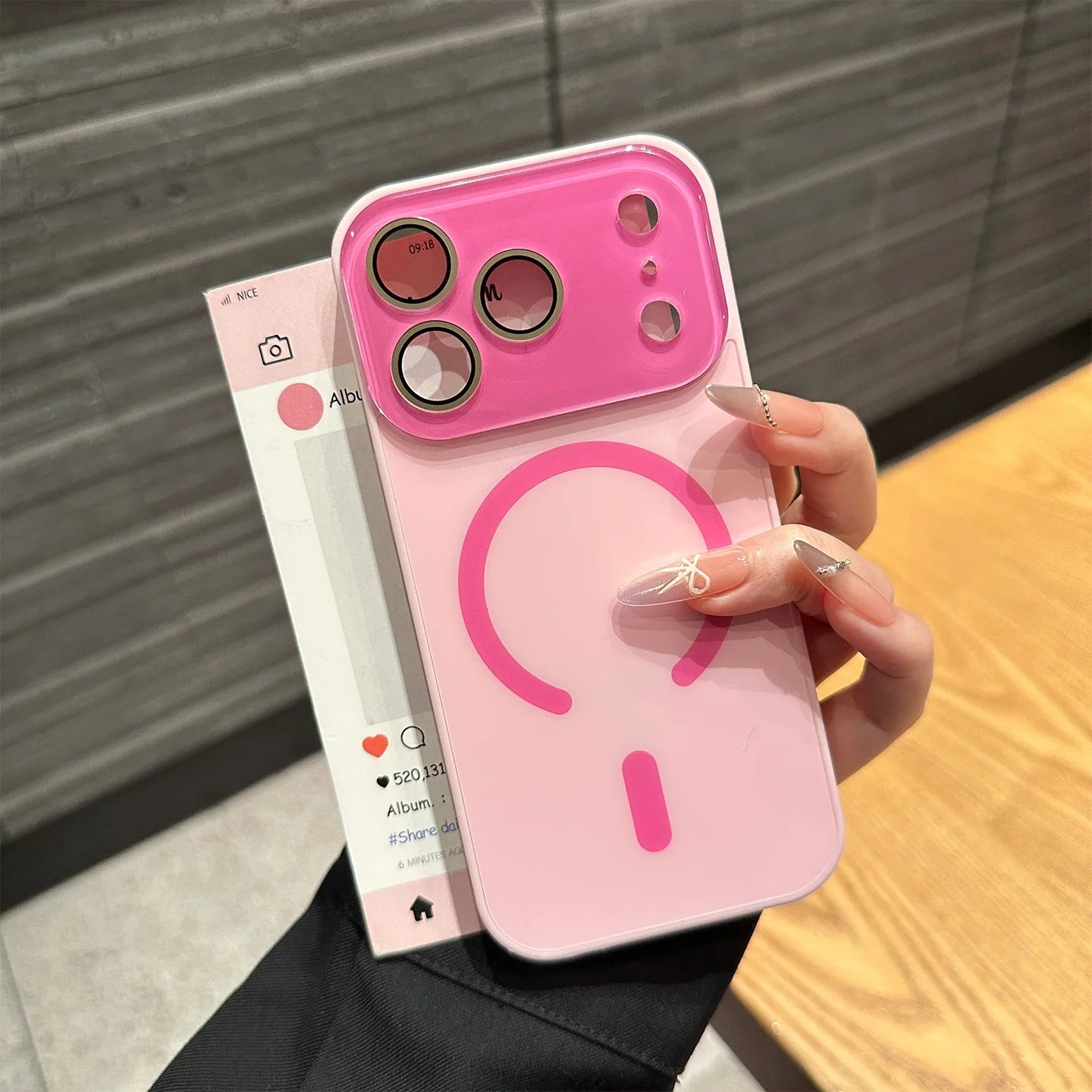 Magnetic iPhone 16 Pro Case with Matte Electroplating and Lens Protection Tidesmit