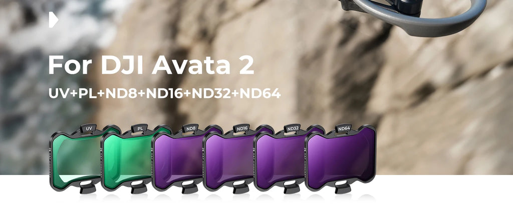 DJI Avata 2 Filter Set: Professional UV, CPL, and ND Lens Kit Tidesmit