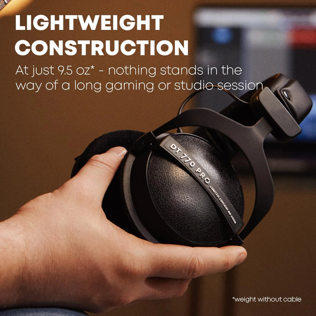 Studio Monitor Headphones 250 Ohm - Precision Wired Over-Ear Audio Tidesmit