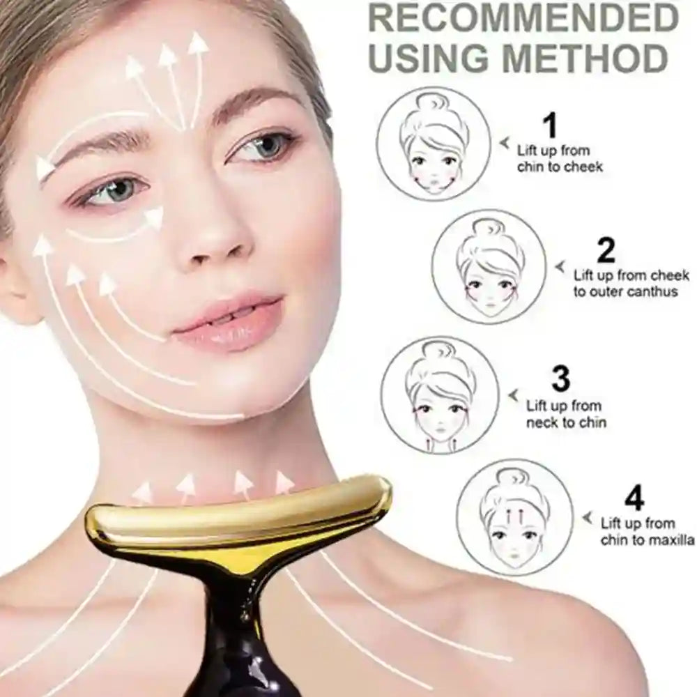 Face Massager 3-in-1 V-Line Lifting Device | Tidesmit Electric Wellness Eye Massage Instrument Tidesmit