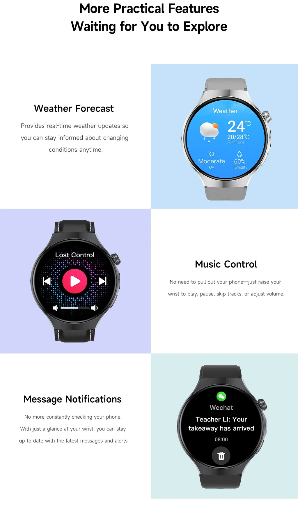 LIGE New 1000mAh Battery Smart Watch Health Monitor Bluetooth Call LED Flashlight Sports Tracker Smart Bracelet For Android ios