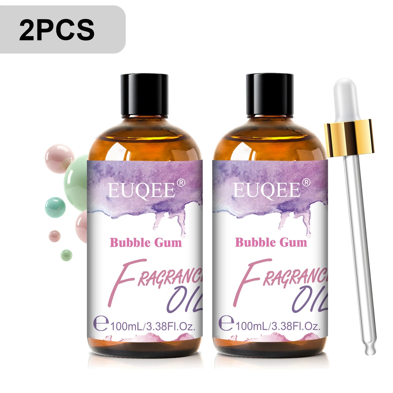 EUQEE 100ml Premium Fragrance Oil Coconut Vanilla White Musk Freesia Aroma Fragrance Oils For Diffuser Humidifier Candle Making