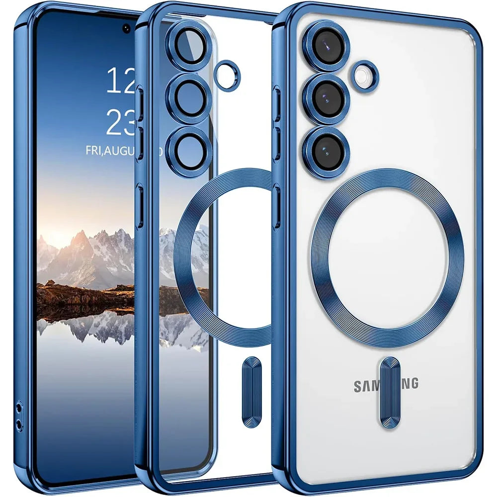 Magnetic Phone Case for Samsung Galaxy S26 Ultra - Shock-Absorbing Plating Tidesmit